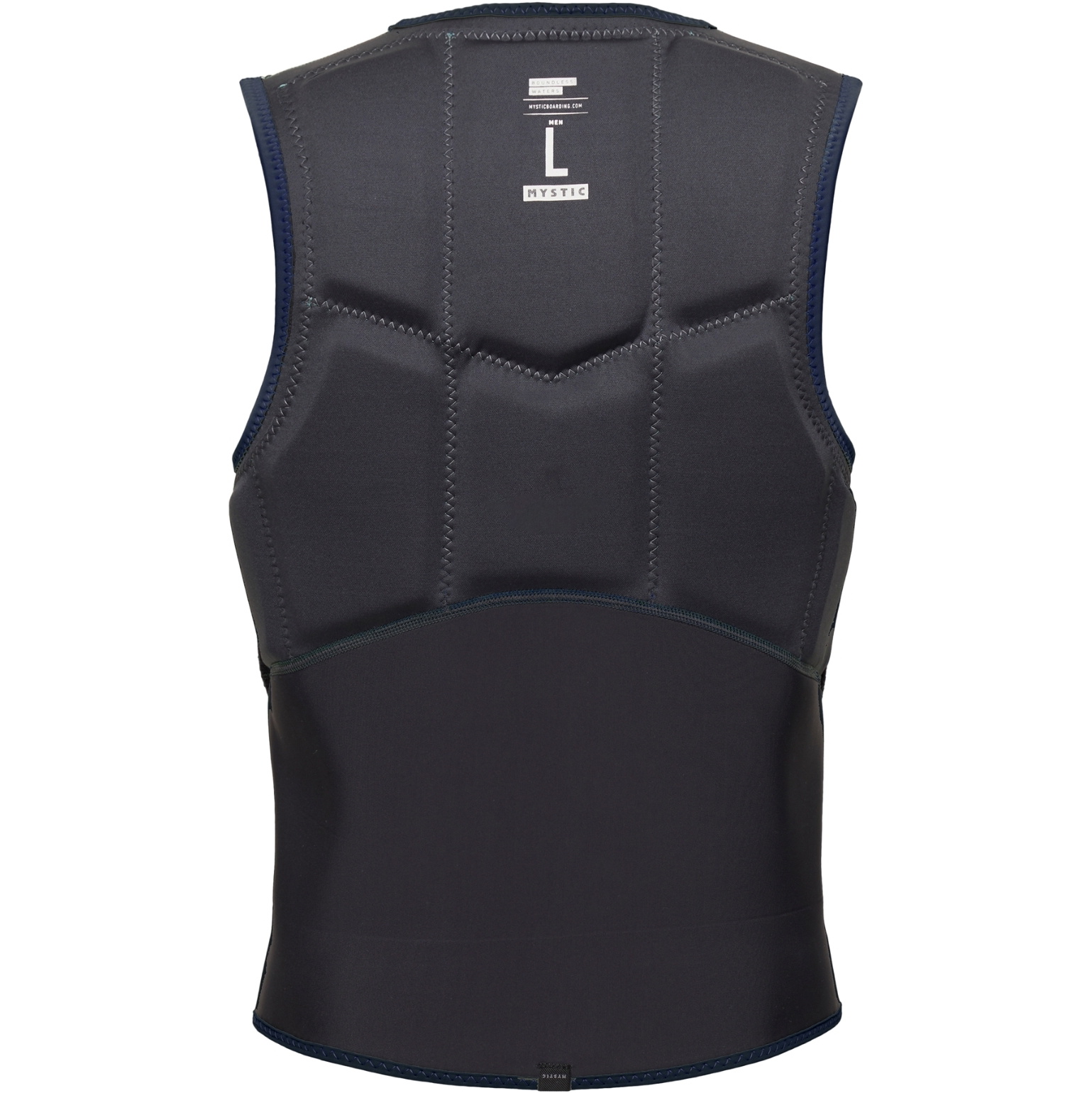 2026 Mystic Männer Star Front Zip Kite Impact Vest 35005.23023 - Navy